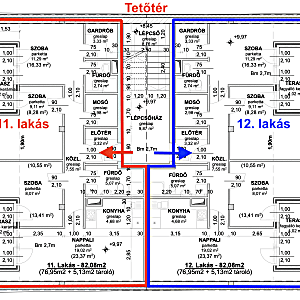 Érd Városkozpontban 2 teraszos új építésű lakás eladó #6